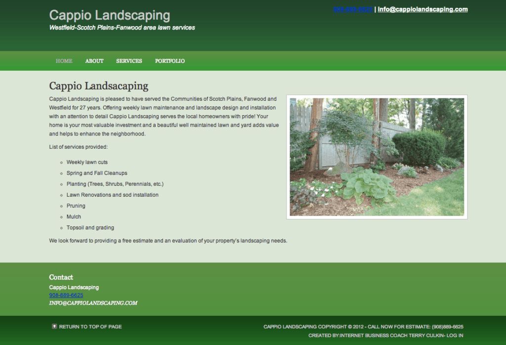 Cappio Landscaping Scotch Plains New Jersey