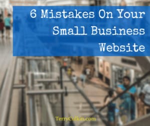 6 mistakes on your Small business website